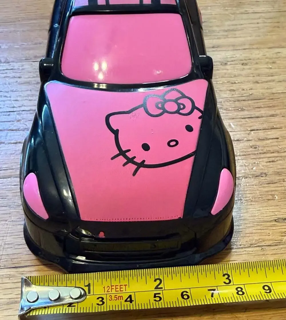 Hello Kitty RC Remote Control Race Car Pink Black Sanrio 2024 27MHz w/ remote